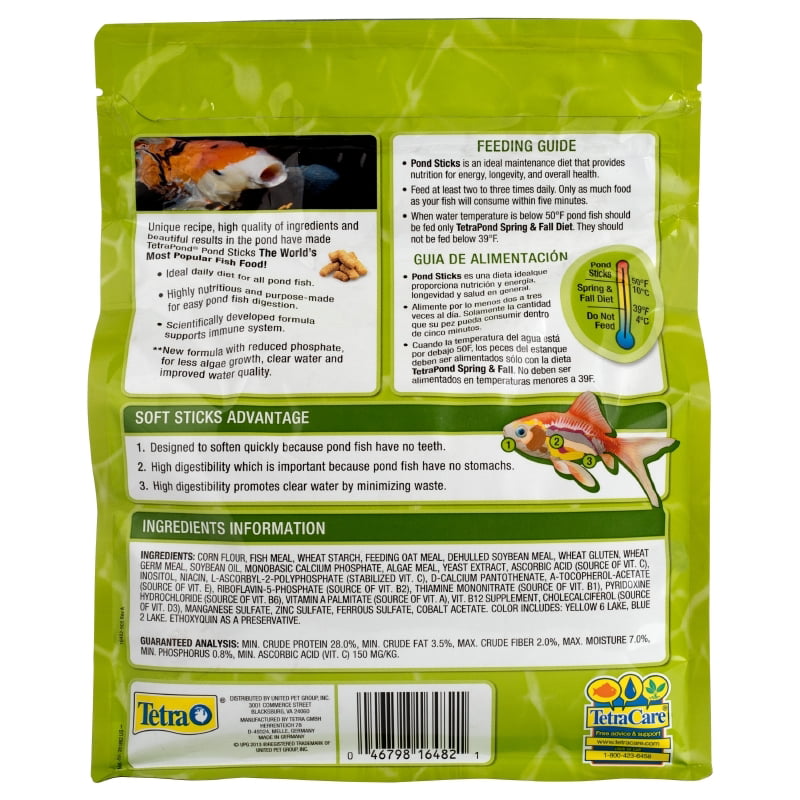 Tetra TetraPond Sticks 1 Pound, Pond Fish Food, for Goldfish and Koi - Sherry Wholesale - Distributors and wholesale in United States