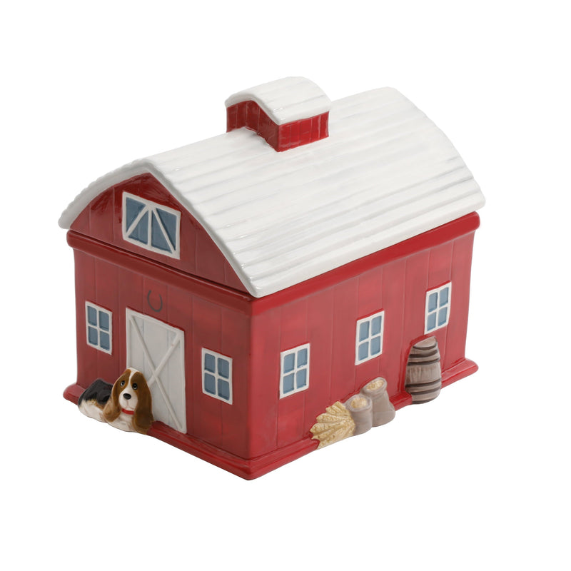 The Pioneer Woman 7.9-inch Barn Cookie Jar SN Distributors The Pioneer Woman 