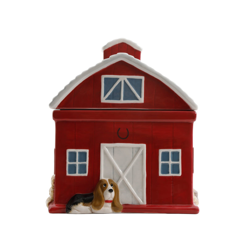 The Pioneer Woman 7.9-inch Barn Cookie Jar SN Distributors The Pioneer Woman 