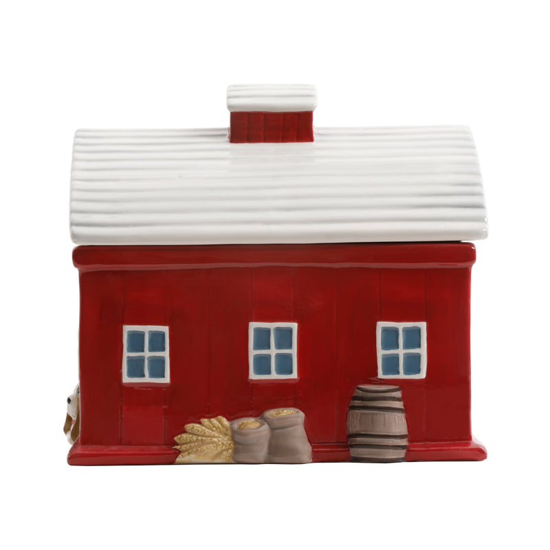 The Pioneer Woman 7.9-inch Barn Cookie Jar SN Distributors The Pioneer Woman 