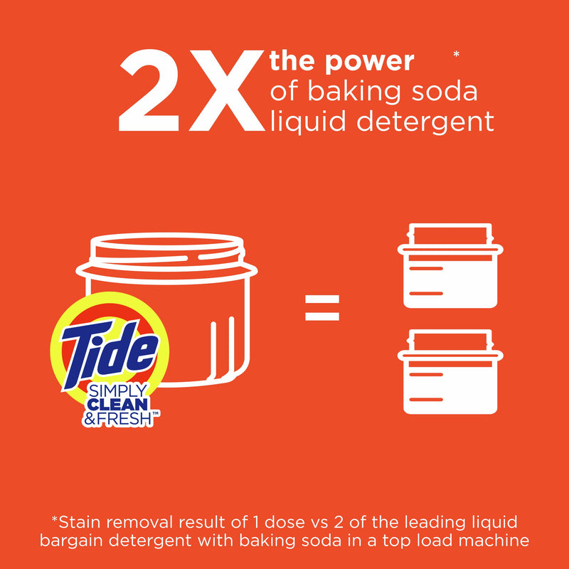 Tide Simply Refreshing Breeze, 89 Loads Liquid Laundry Detergent, 128 fl oz - Sherry Wholesale - Distributors and wholesale in United States