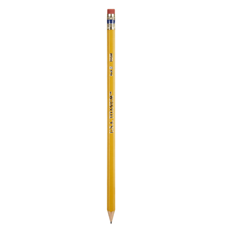 USA Titanium Premium Yellow No.2 Pencils 48 Count Sharpened Woodcase Pencils SN Distributors USA Titanium 