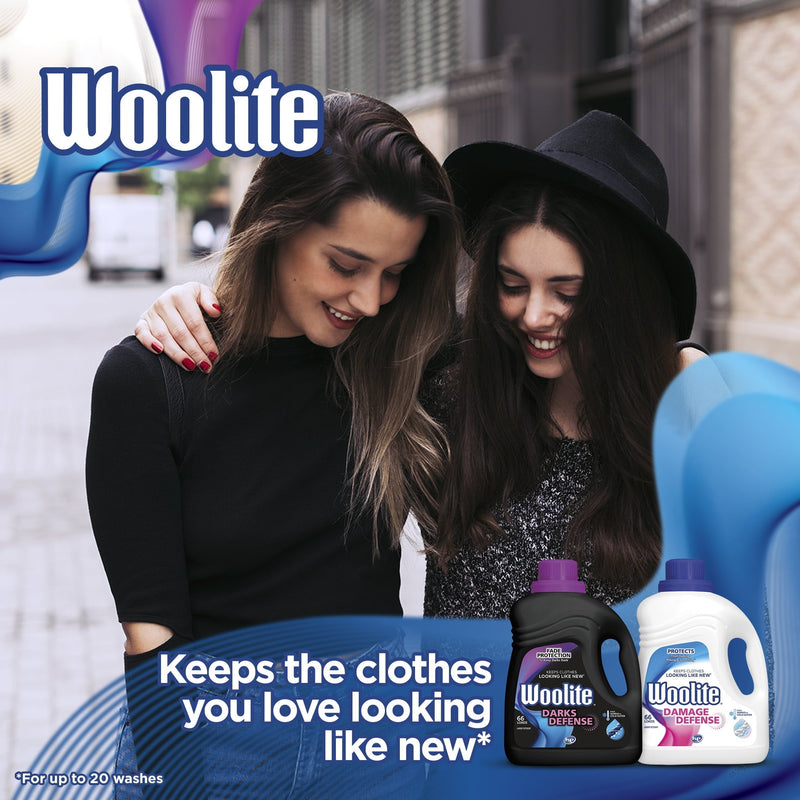 Woolite Darks Defense Liquid Laundry Detergent, 66 Loads, 100 Fl Oz, HE & Regular Washers, Packaging May Vary - Sherry Wholesale - Distributors and wholesale in United States