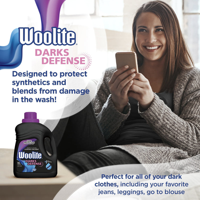 Woolite Darks Defense Liquid Laundry Detergent, 66 Loads, 100 Fl Oz, HE & Regular Washers, Packaging May Vary - Sherry Wholesale - Distributors and wholesale in United States