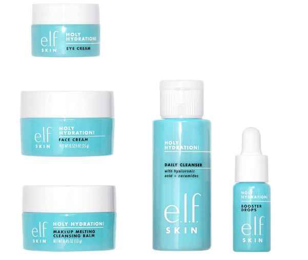 e.l.f. SKIN Hydrated Ever After Skincare Mini Kit, Cleanser, Makeup Remover, Moisturiser & Eye Cream For Hydrating Skin, TSA-friendly Sizes - Sherry Wholesale - Distributors and wholesale in United States