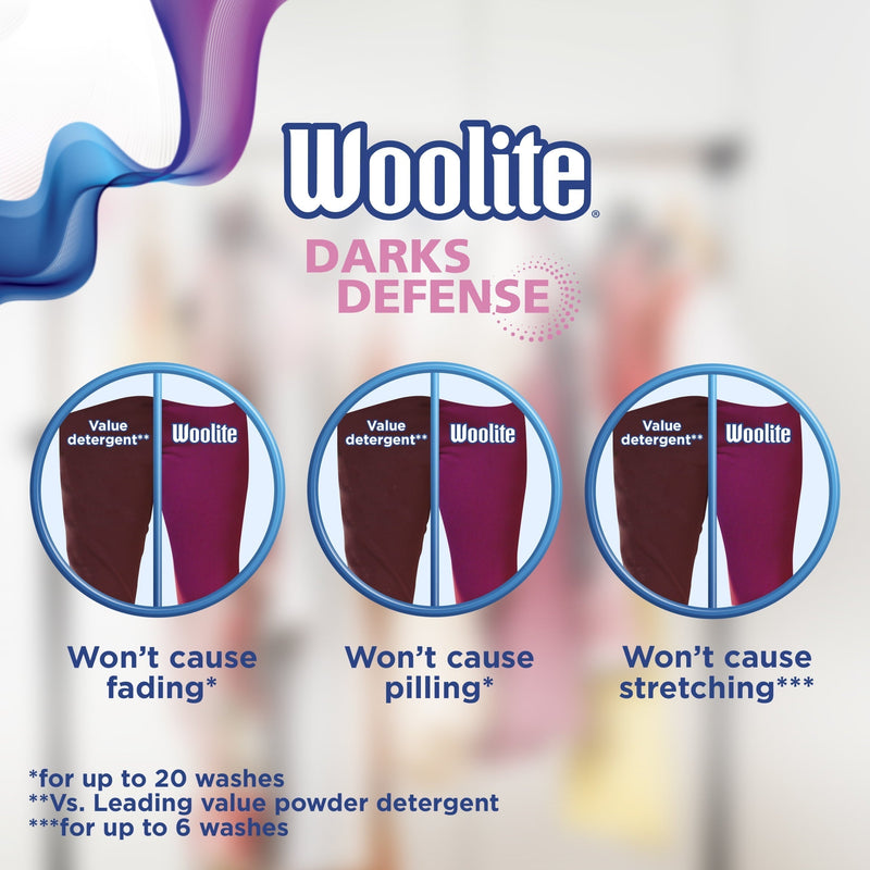 Woolite Darks Defense Liquid Laundry Detergent, 66 Loads, 100 Fl Oz, HE & Regular Washers, Packaging May Vary - Sherry Wholesale - Distributors and wholesale in United States
