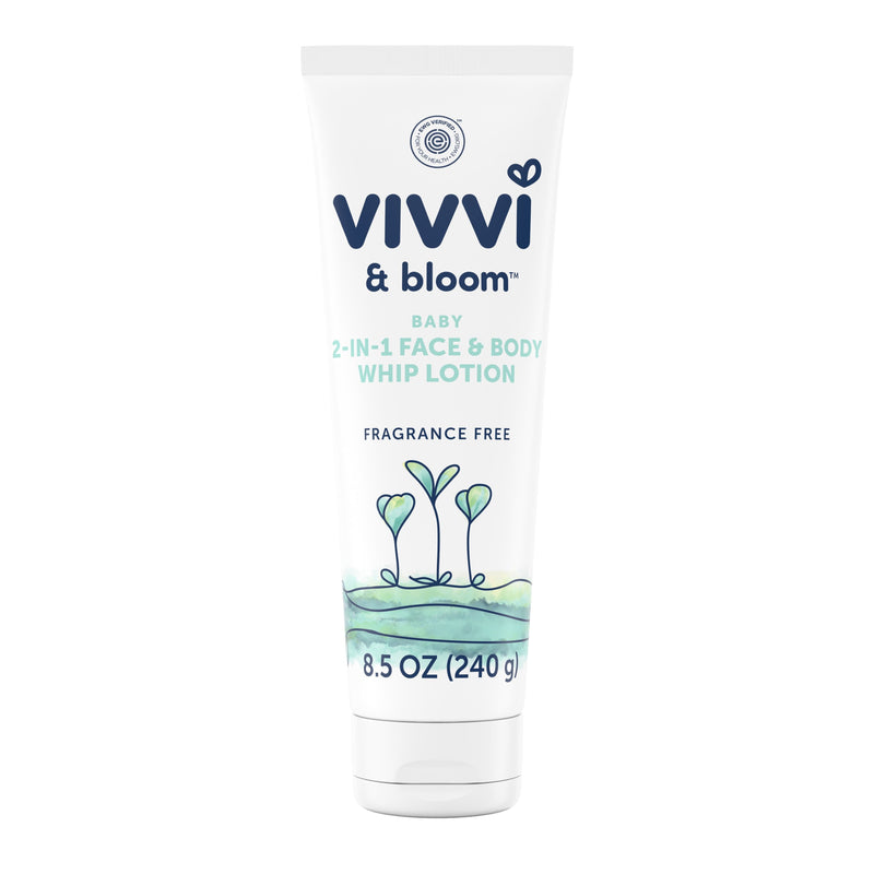 Vivvi & Bloom 2-in-1 Baby Face & Body Whip Lotion, Fragrance-Free, 8.5 oz - Sherry Wholesale - Distributors and wholesale in United States