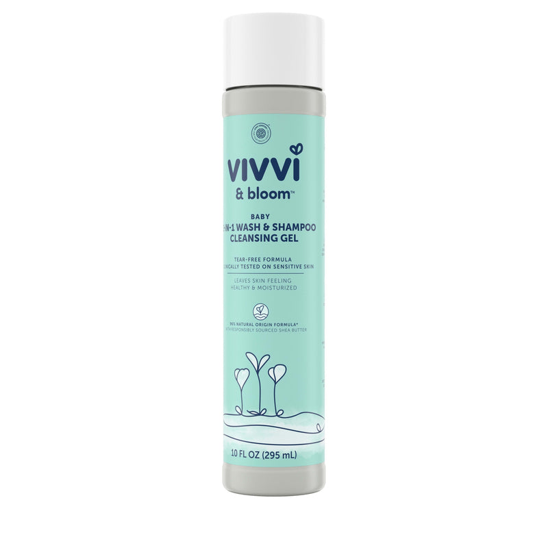 Vivvi & Bloom 2-in-1 Baby Wash & Shampoo Cleansing Gel, 10 fl. oz - Sherry Wholesale - Distributors and wholesale in United States
