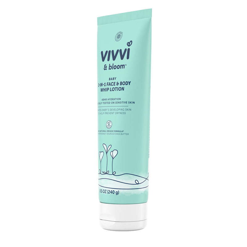 Vivvi & Bloom Gentle 2-in-1 Baby Face & Body Whip Lotion, 8.5 Oz - Sherry Wholesale - Distributors and wholesale in United States