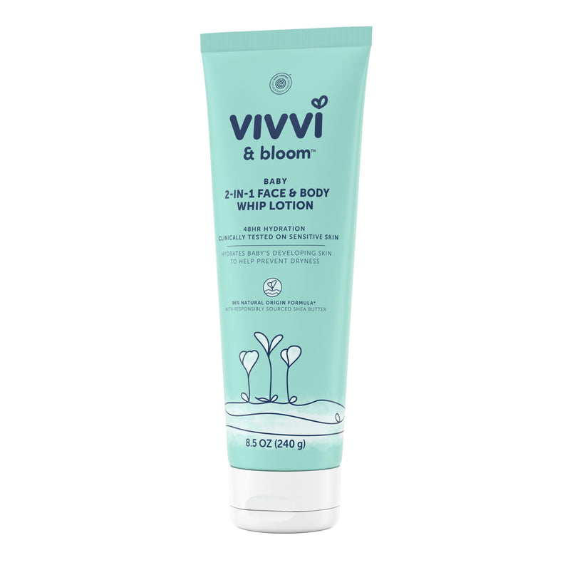 Vivvi & Bloom Gentle 2-in-1 Baby Face & Body Whip Lotion, 8.5 Oz - Sherry Wholesale - Distributors and wholesale in United States