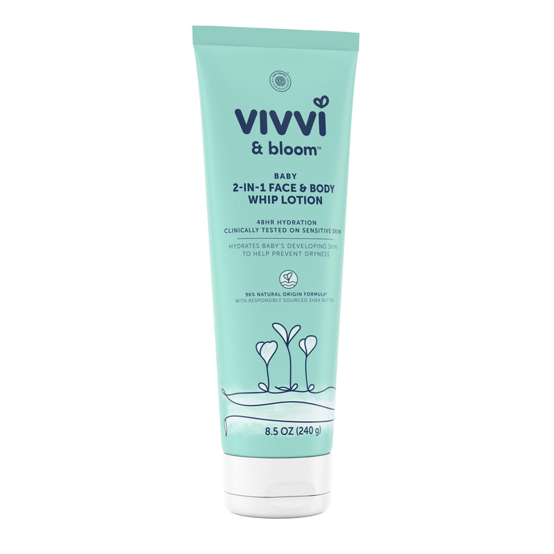 Vivvi & Bloom Gentle 2-in-1 Baby Face & Body Whip Lotion, 8.5 Oz - Sherry Wholesale - Distributors and wholesale in United States