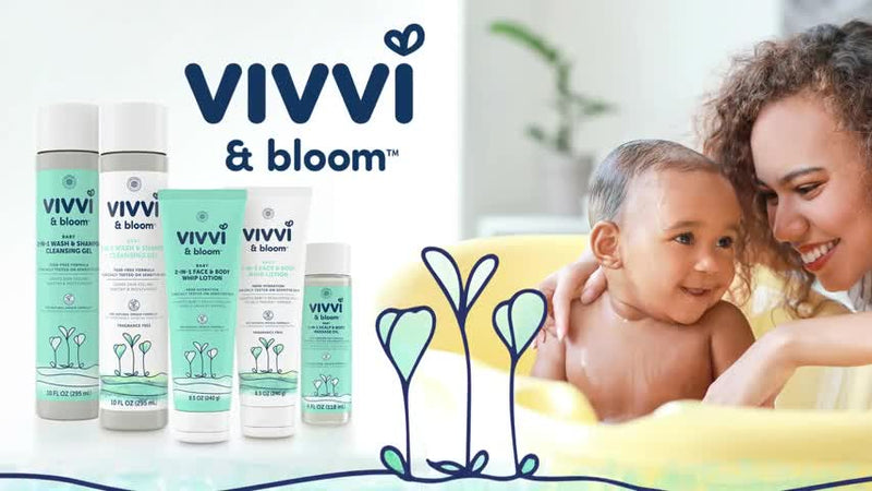 Vivvi & Bloom Gentle 2-in-1 Baby Face & Body Whip Lotion, 8.5 Oz - Sherry Wholesale - Distributors and wholesale in United States