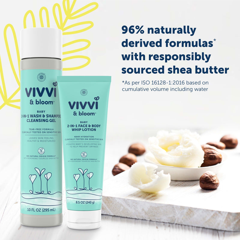 Vivvi & Bloom Gentle 2-in-1 Baby Face & Body Whip Lotion, 8.5 Oz - Sherry Wholesale - Distributors and wholesale in United States
