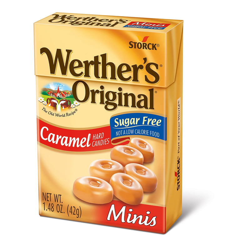 Werthers Original Hard Sugar Free Caramel Minis Candy, 1.48 Oz (Pack of 5) - Sherry Wholesale - Distributors and wholesale in United States